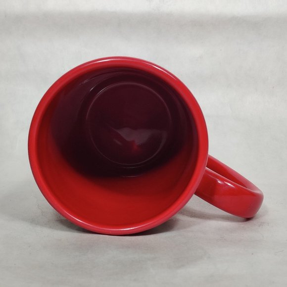 Disney Classic Minnie Mouse Mug Pie Eyed Red Polka Dot Ceramic 16 fl oz - Picture 7 of 9